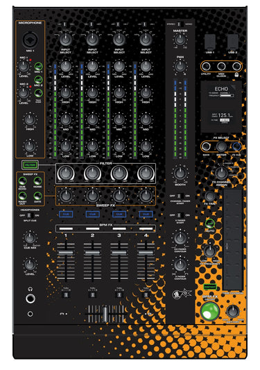 Denon DJ X 1800 Skin Orange Dot